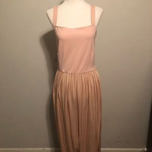 Zara blush gaucho jumpsuit